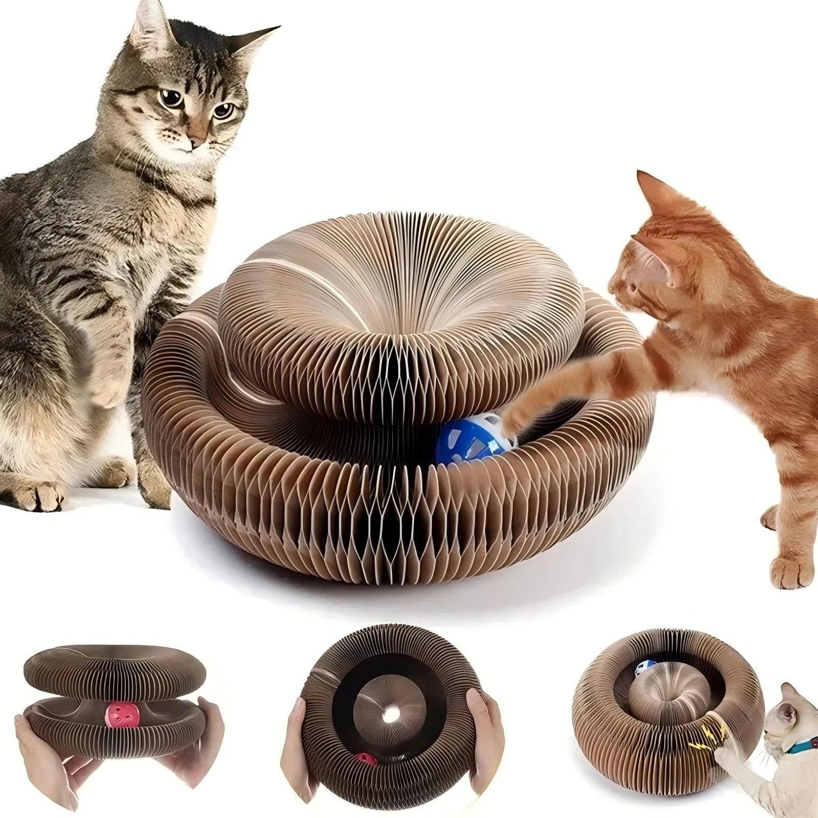Magic Cat Scratch Board with Ball and Climbing Frame