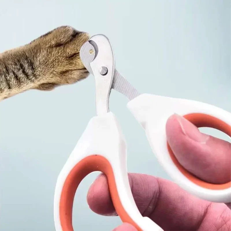 Professional Stainless Steel Nail Clippers for Cats and Dogs
