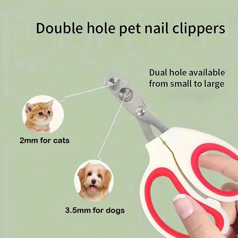 Professional Stainless Steel Cat and Dog Nail Clippers