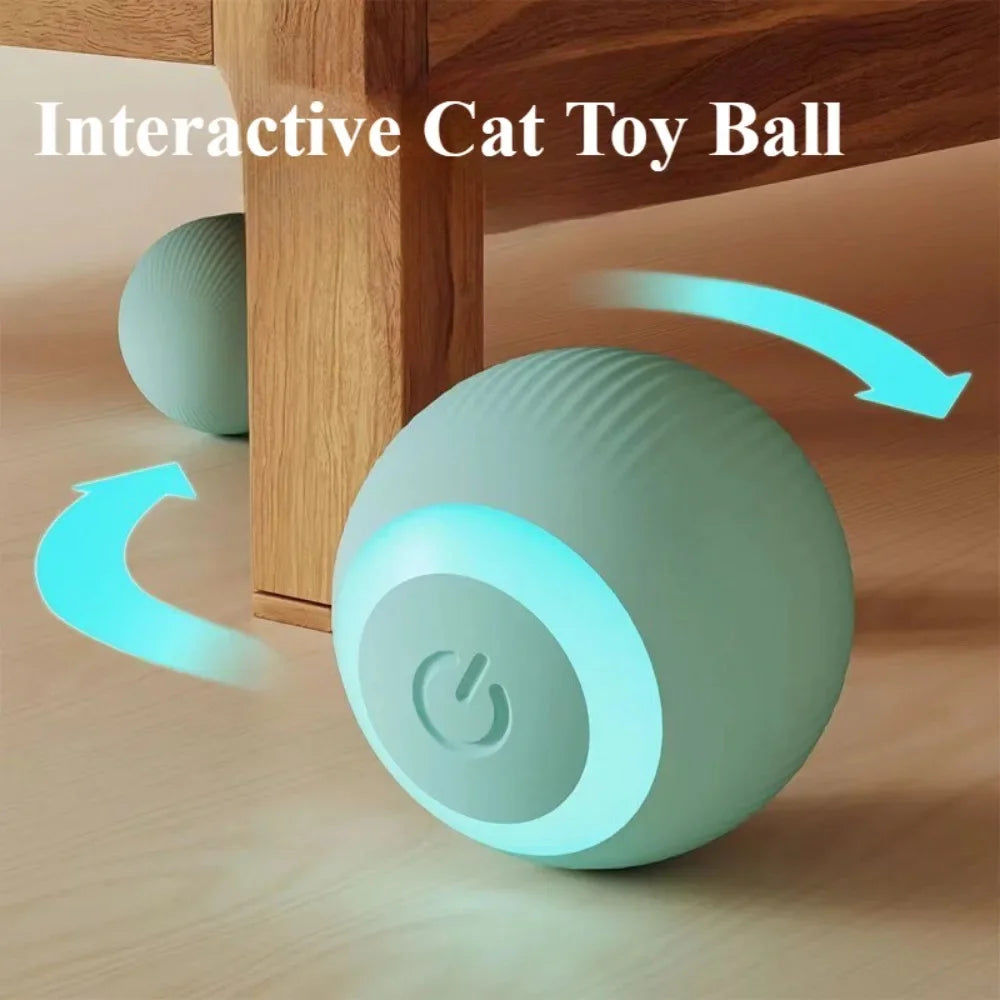 Smart Rechargeable Self-Moving Rolling Ball Cat Toy