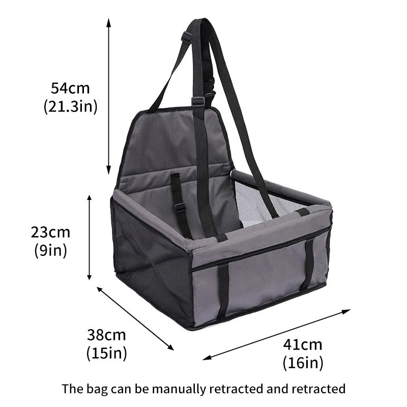 Premium Hanging Dog and Cat Car Seat Cushion Bag