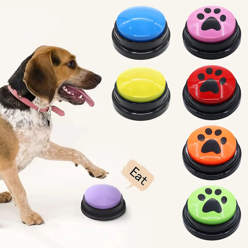 Dog Cat Voice Recording Buttons for Pet Training