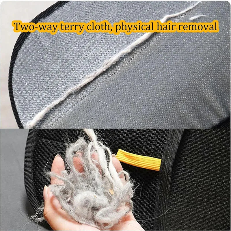 Reusable Double-Sided Pet Hair Removal Gloves