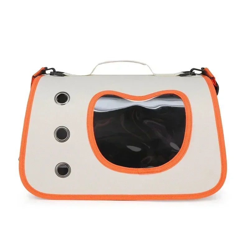 Portable Foldable Cat Travel Backpack with Mesh Window