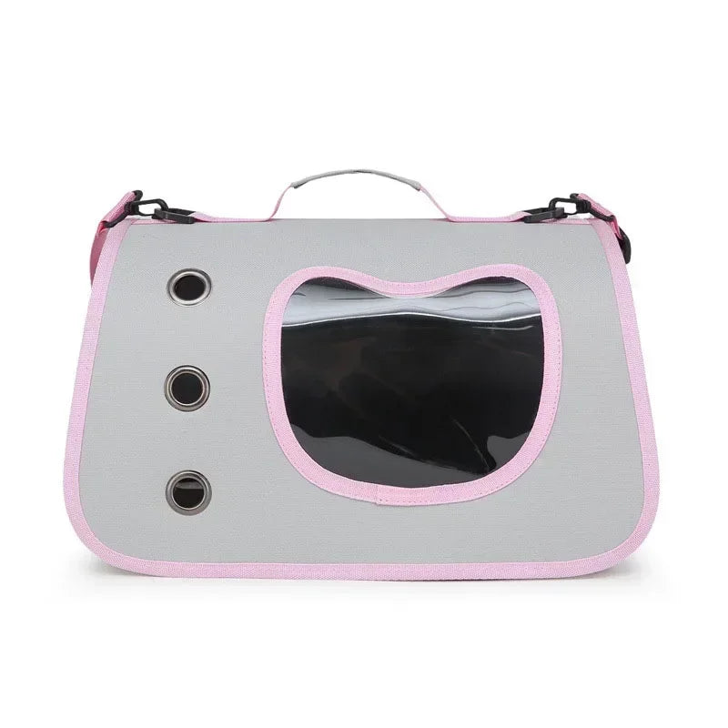 Portable Foldable Cat Travel Backpack with Mesh Window