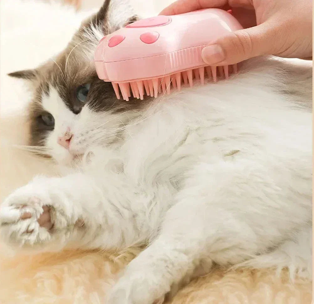 3-in-1 Electric Pet Grooming Brush and Spray Comb