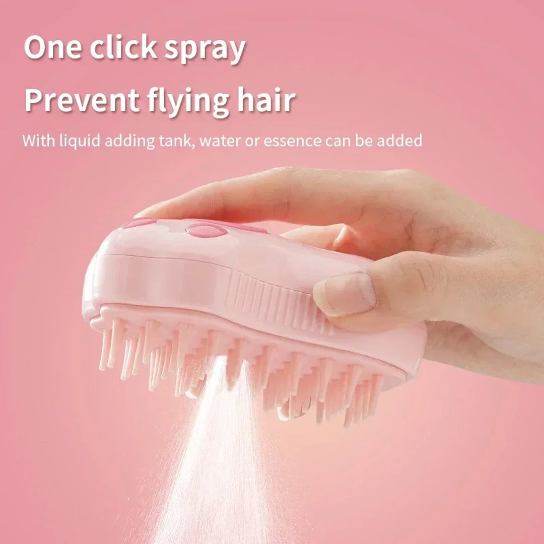 3-in-1 Electric Pet Grooming Brush and Spray Comb