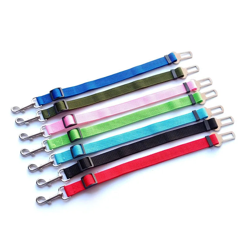 Adjustable Pet Car Seat Belt and Harness Clip