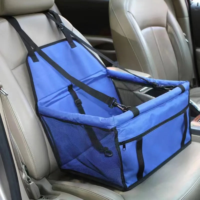 Cozy Pet Car Seat with Safety Harness for Small Pets