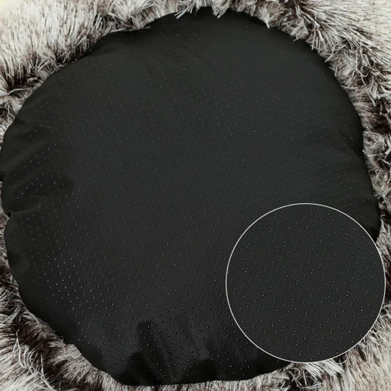 Winter Plush 2-in-1 Cat Bed and Warm Basket