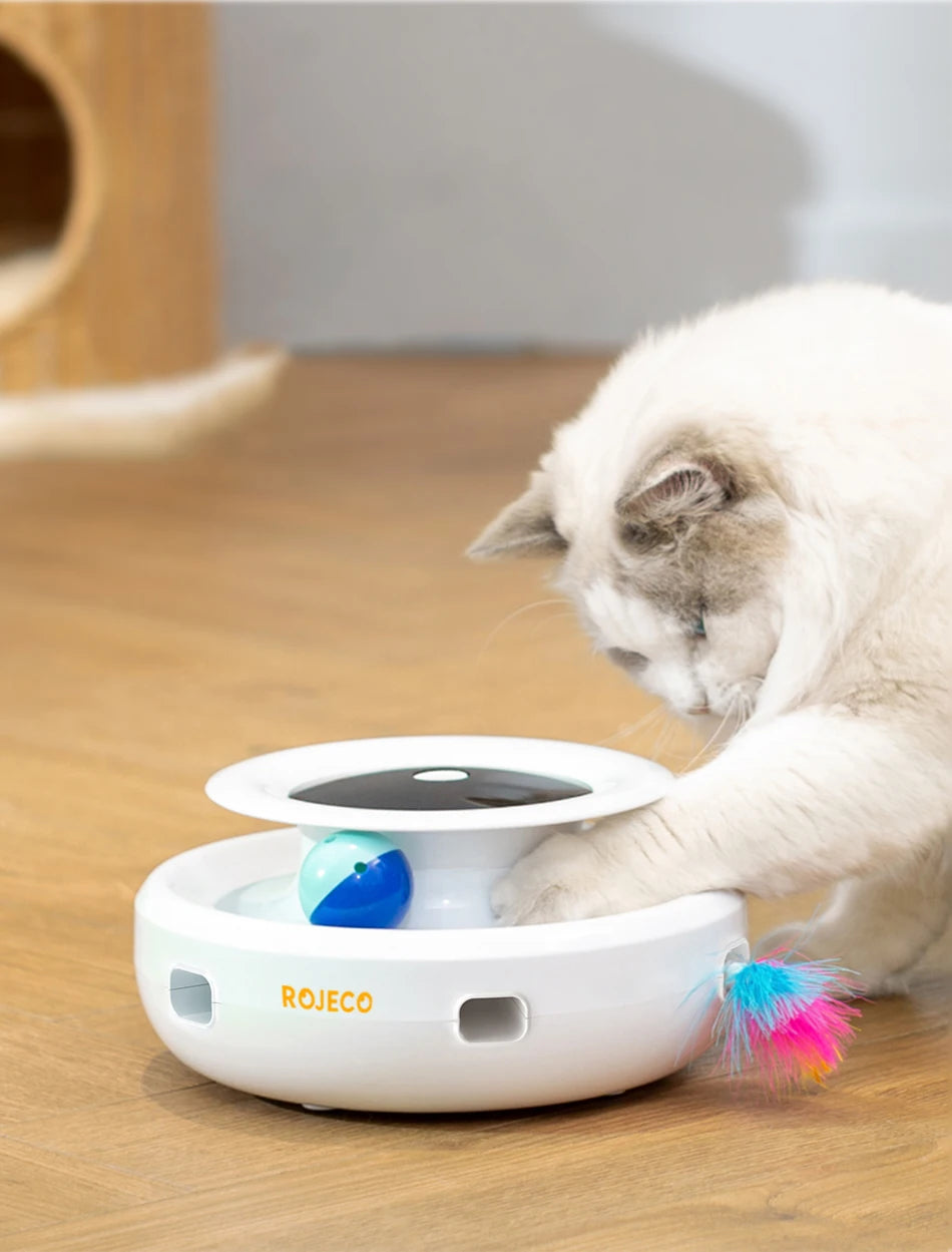 Automatic Feather Fun Ball Toy Set