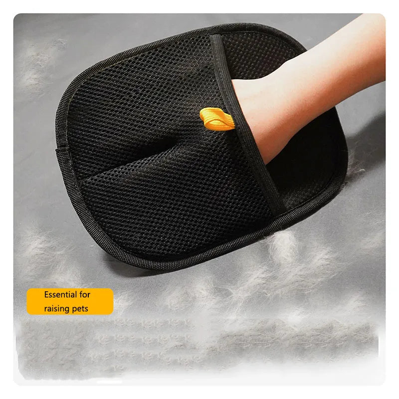 Reusable Double-Sided Pet Hair Removal Gloves