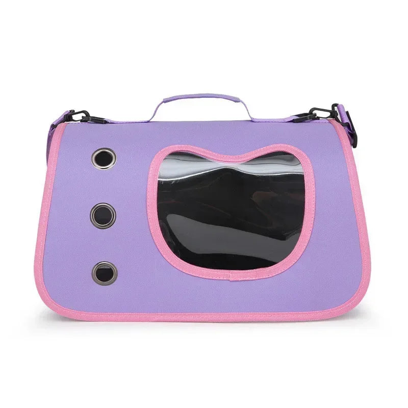 Portable Foldable Cat Travel Backpack with Mesh Window