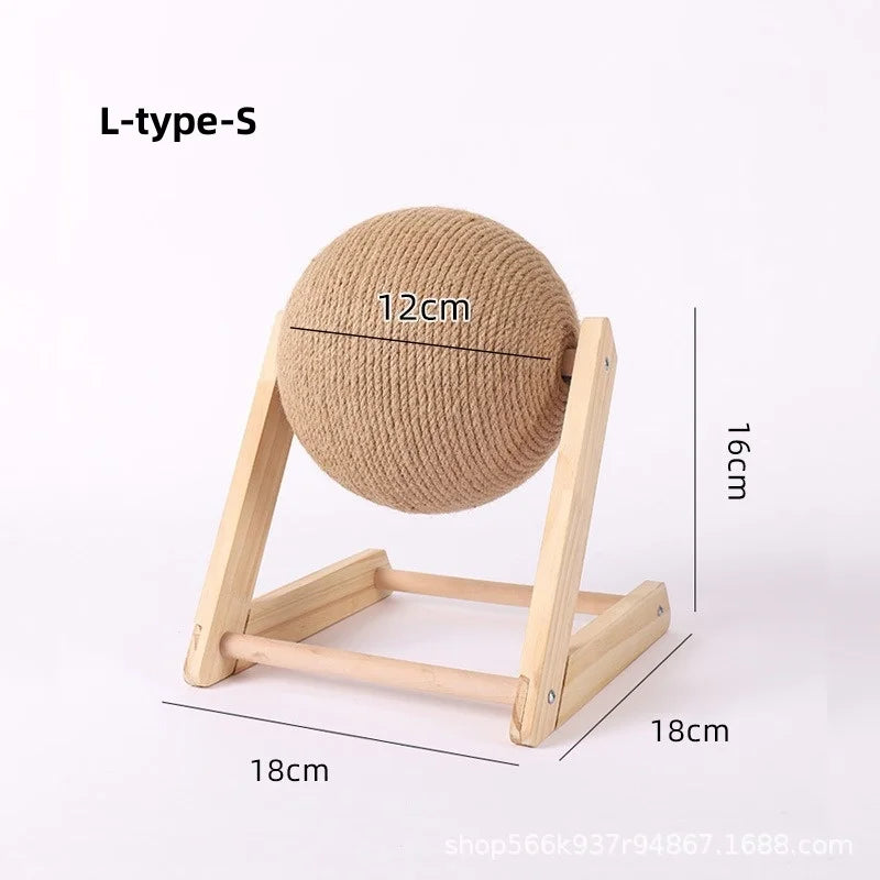 Sisal Rope Cat Scratching Ball Toy for Paws