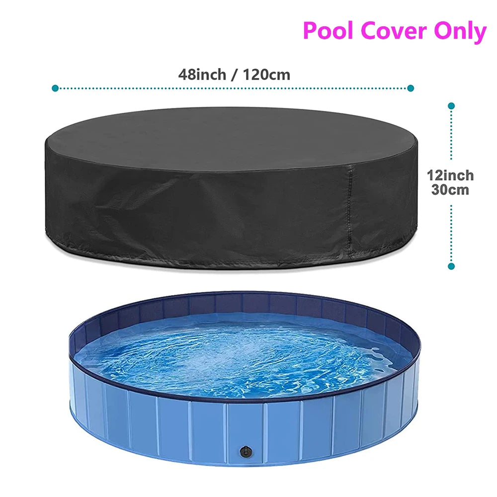 Pool Cover Portable Plastic Pool