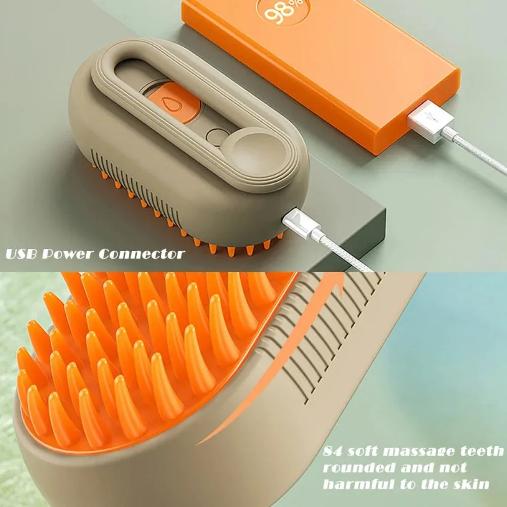 3-in-1 Electric Pet Grooming Brush Sprayer