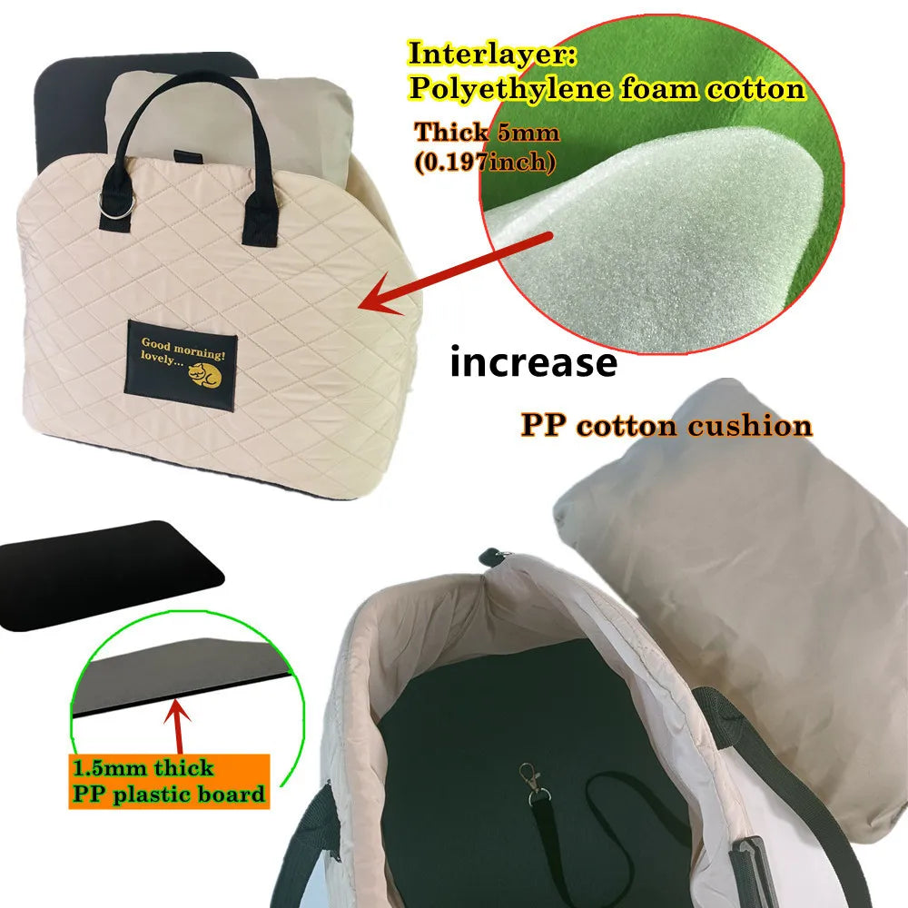 Car Seat Pet Carrier for Cats and Dogs Travel