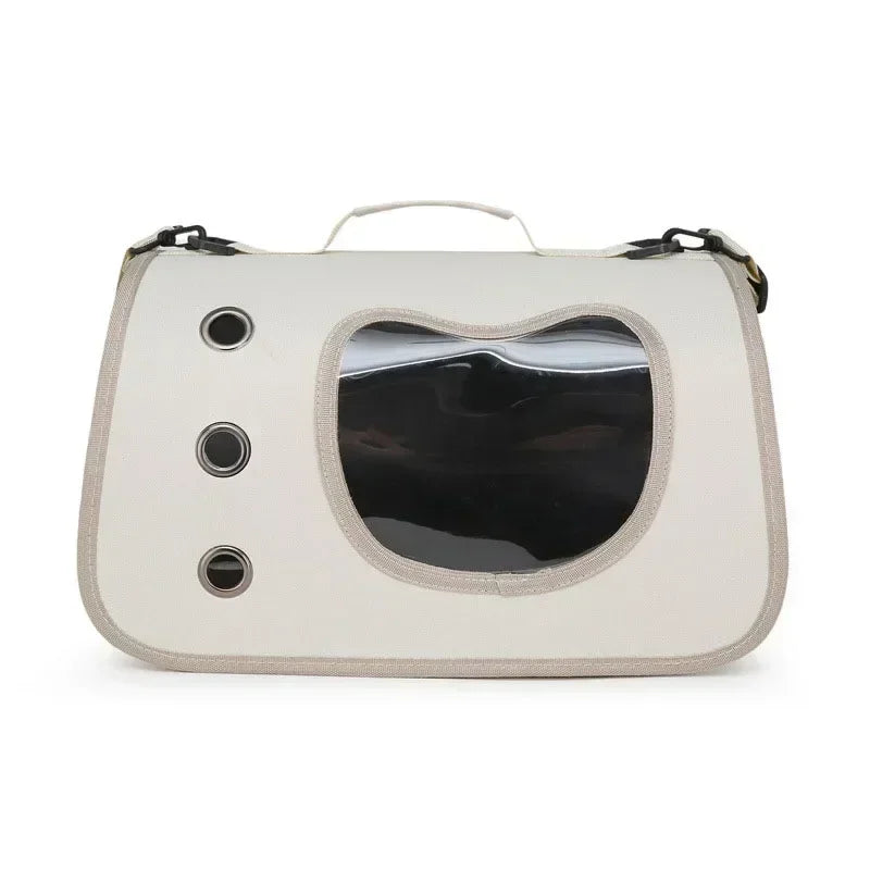 Portable Foldable Cat Travel Backpack with Mesh Window