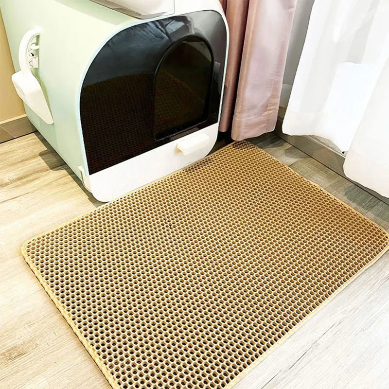 Waterproof Double-Layer Cat Litter Trapping Mat