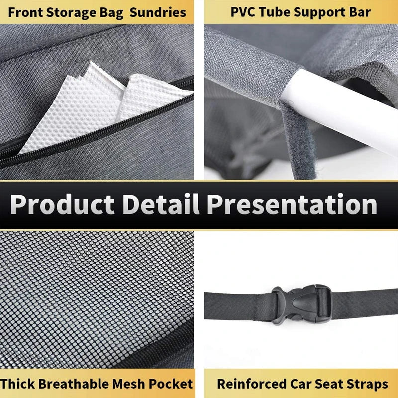 Premium Hanging Dog and Cat Car Seat Cushion Bag