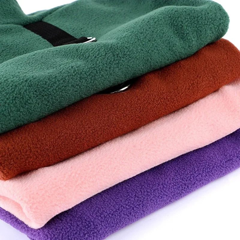 Warm Autumn Winter Fleece Coat for Small Dogs