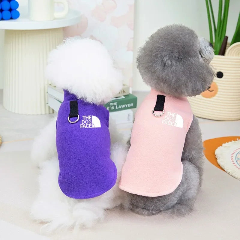 Warm Autumn Winter Fleece Coat for Small Dogs