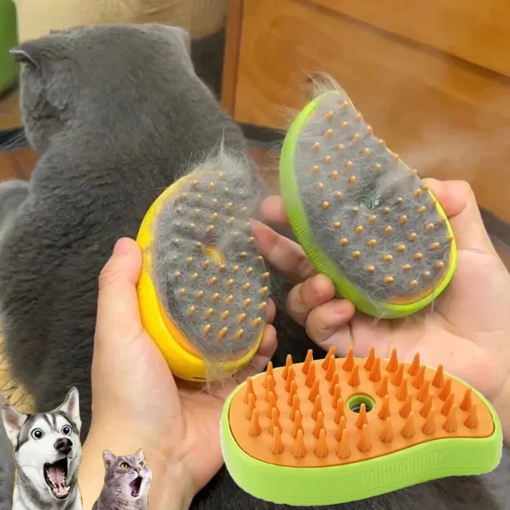 3-in-1 Electric Pet Grooming Brush Sprayer