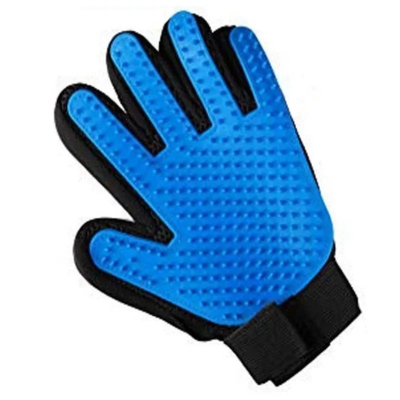 2-Sided Pet Grooming Brush and Bath Glove